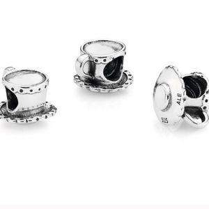 Pandora Teacup Charm Rare Retired